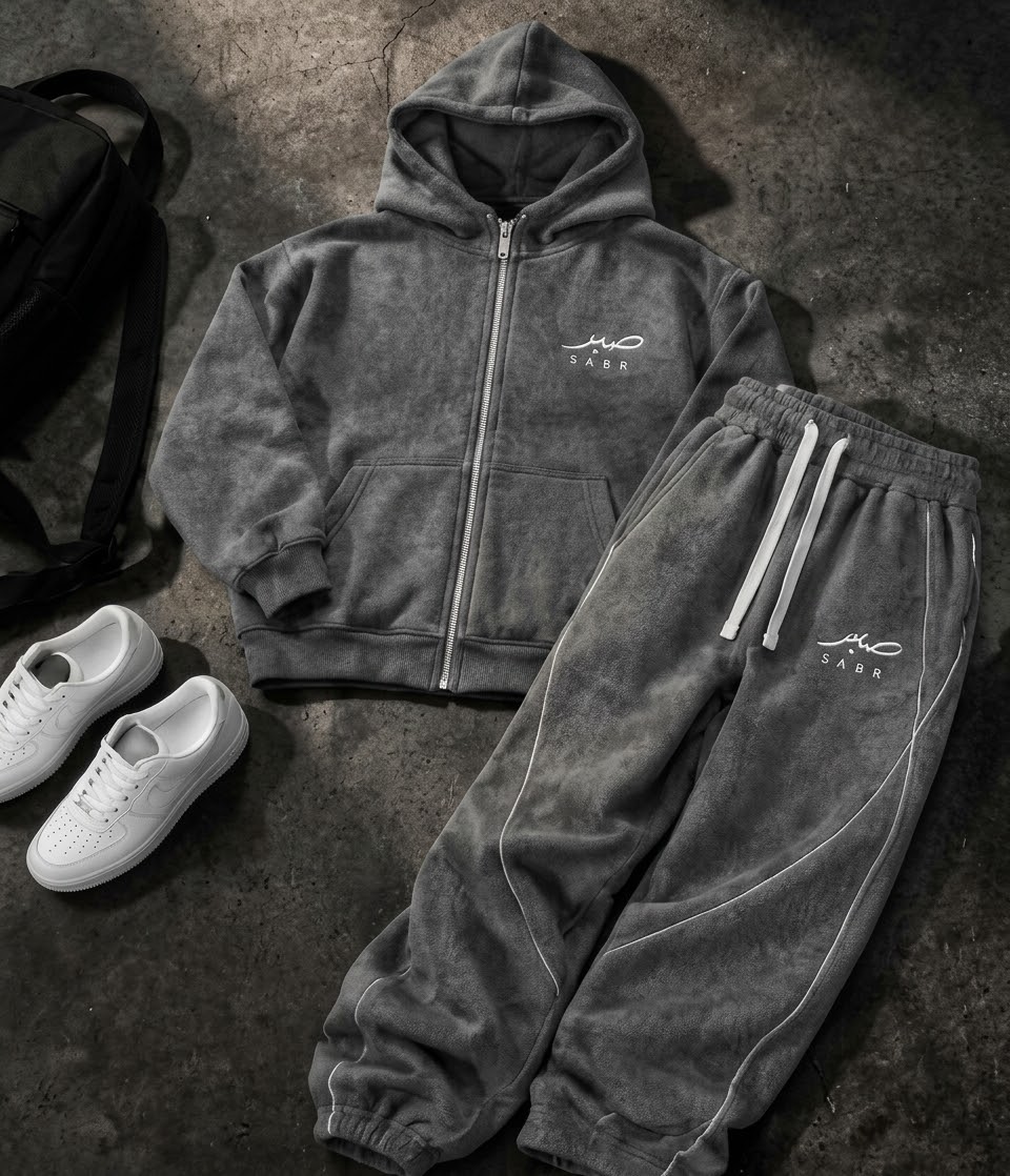 SABR Shadow Mask Tracksuit in grey